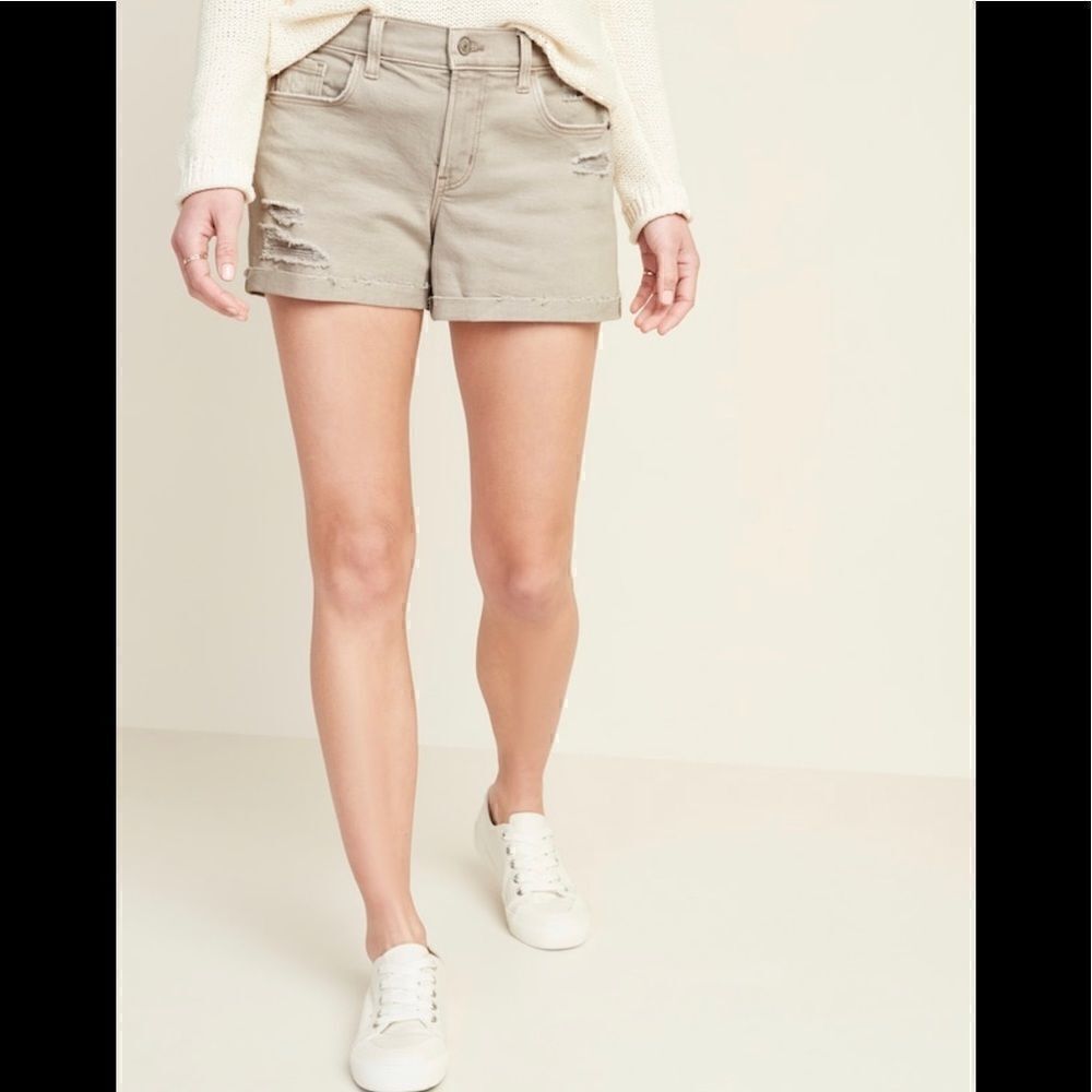 Old Navy Mid Rise Boyfriend Jeans